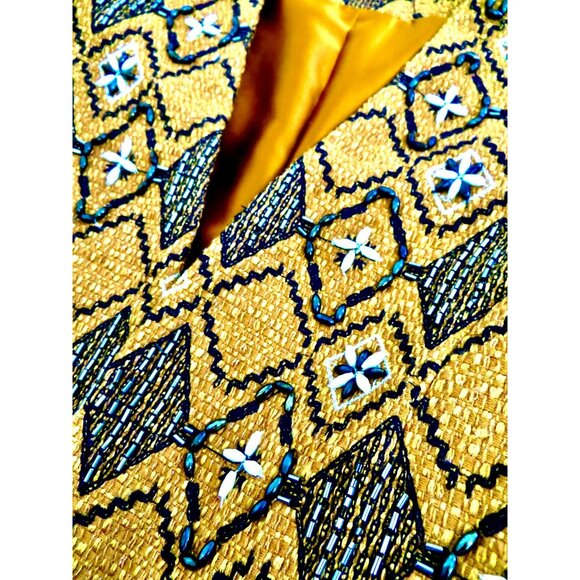 NEW! Banana Republic Heritage Collection Beaded Open Front Blazer Jacket SZ 0 - Picture 10 of 12